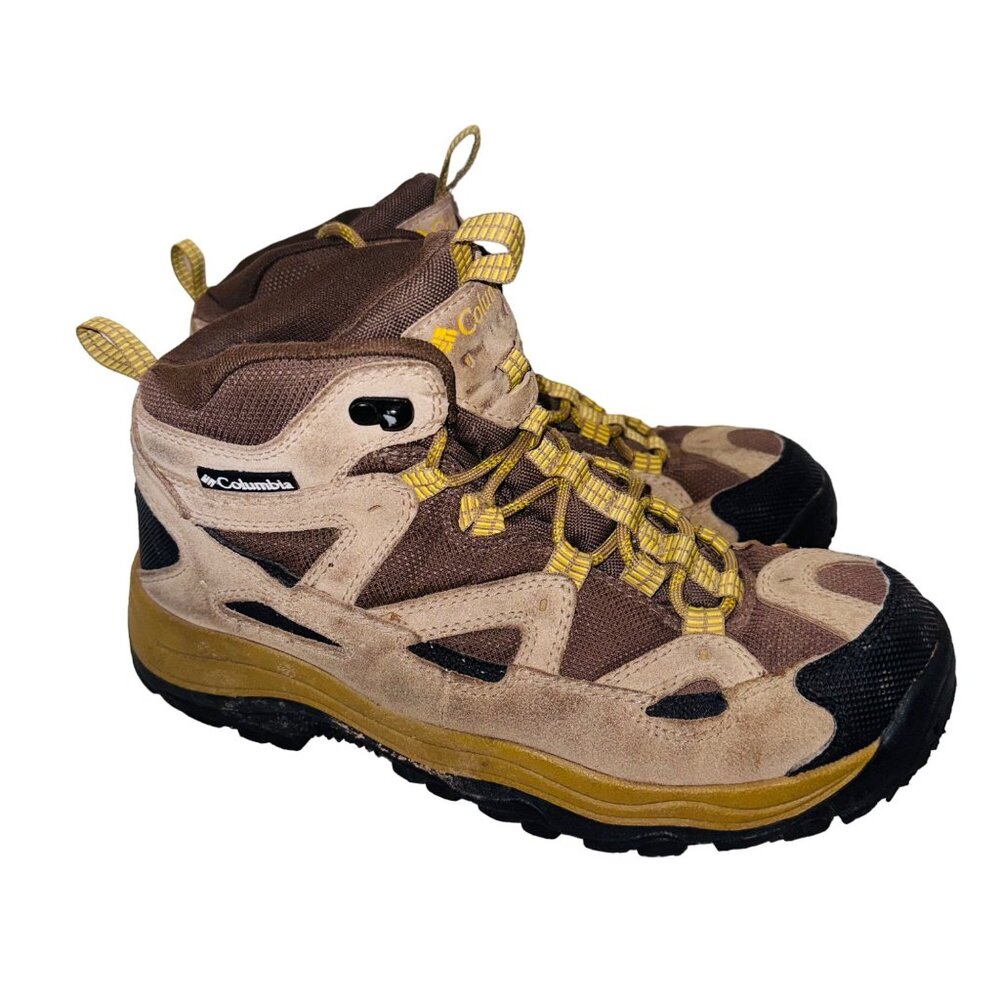 Columbia Womens Coremic Ridge 2 Ankle Hiking Trail Boots Brown Black Lace Up 9.5 - Picture 3 of 12